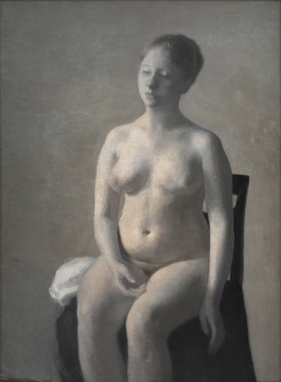 Modelo femenina desnuda, 1889 de Vilhelm Hammershoi