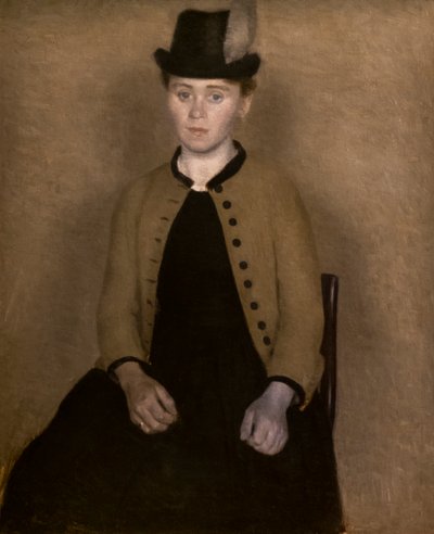 Retrato de Ida Ilsted de Vilhelm Hammershoi