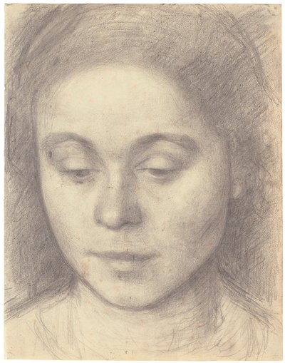 Retrato de Ida, la esposa del artista, 1898 de Vilhelm Hammershoi