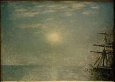 Sol sobre el mar de Vilhelm Hammershoi