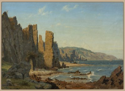 Formación de Playa en Bornholm. Escena de Rø de Vilhelm Kyhn