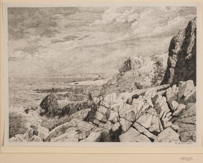 Costa rocosa de Bornholm de Vilhelm Kyhn