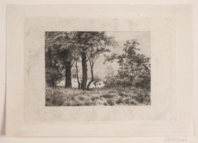 Robles en el borde de un bosque de Vilhelm Kyhn