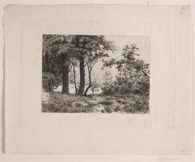 Robles en el borde de un bosque de Vilhelm Kyhn