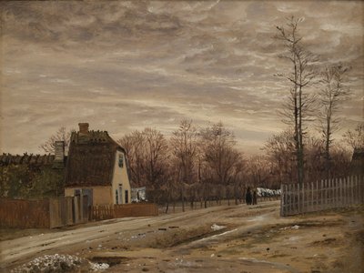 Tarde después del deshielo. Taabæk, al norte de Copenhague de Vilhelm Kyhn