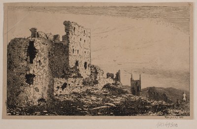 Hammershus en Bornholm de Vilhelm Kyhn