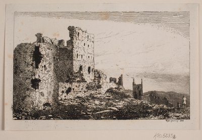 Hammershus en Bornholm de Vilhelm Kyhn