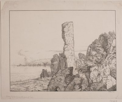 Costa rocosa en Bornholm de Vilhelm Kyhn