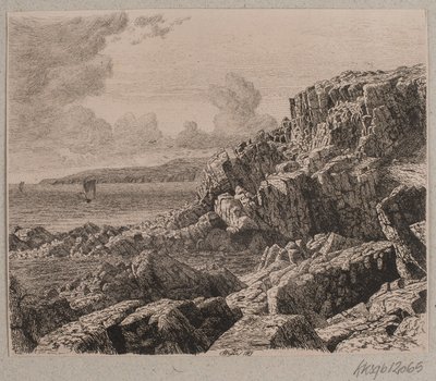 Paisaje costero de Bornholm de Vilhelm Kyhn