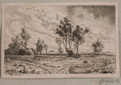 Paisaje en clima tormentoso de Vilhelm Kyhn