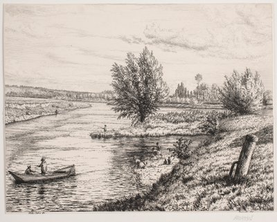 Parte del río Marne de Vilhelm Kyhn