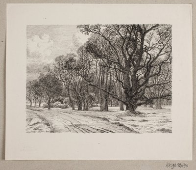Invierno en el bosque de Vilhelm Kyhn