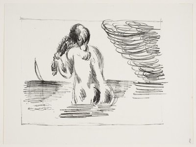 Niña bañándose de Vilhelm Lundstrøm