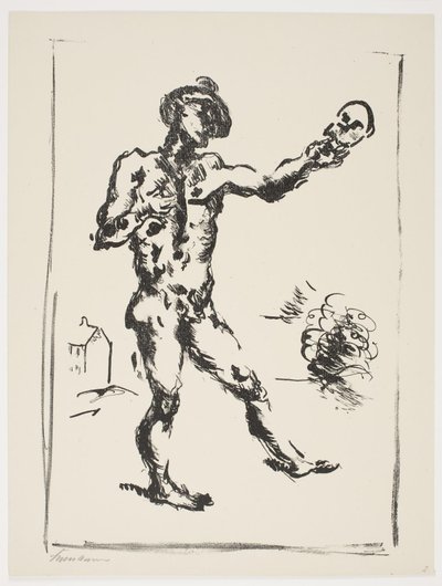 Hoja de "Klingens Kunstnermappe Nr. 2" de Vilhelm Lundstrøm
