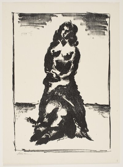 Hoja de "Klingens Kunstnermappe Nr. 2" de Vilhelm Lundstrøm