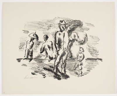 Hoja de "Klingens Kunstnermappe Nr. 2" de Vilhelm Lundstrøm