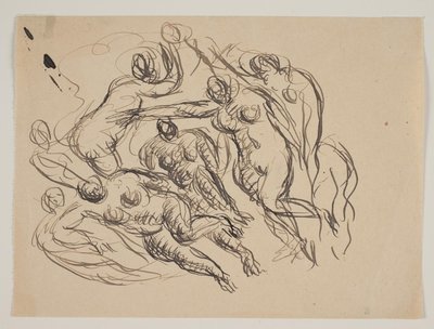 Composición con siete mujeres desnudas de Vilhelm Lundstrøm