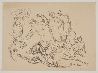 Composición con siete mujeres desnudas de Vilhelm Lundstrøm