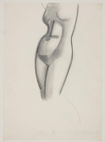 Modelo femenina, torso de Vilhelm Lundstrøm