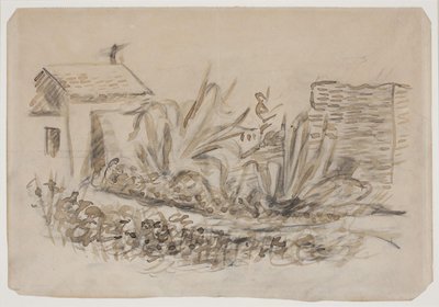 Paisaje con casa a la izquierda. Sur de Francia de Vilhelm Lundstrøm