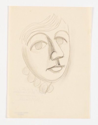 Retrato de la hija del artista, Dorte Lundstrøm, tres cuartos de perfil hacia la derecha de Vilhelm Lundstrøm