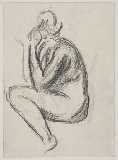 Modelo femenino sentada de Vilhelm Lundstrøm