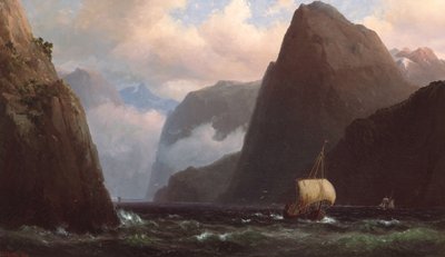 Skåla, Romsdalsfjord de Vilhelm Melbye