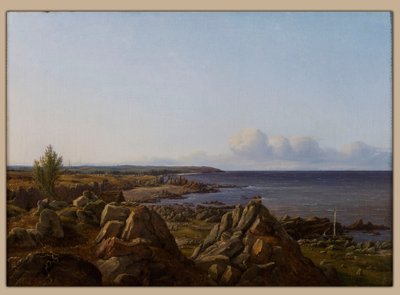 Vista de la parroquia de Østerlarsker de Vilhelm Petersen