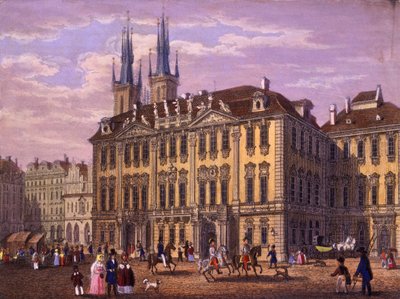 Palacio Goltz-Kinsky, Praga, 1847 de Vincenc and Geissler, F. Morstadt