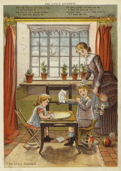 Los pequeños estudiantes de Vincent (after) Clare