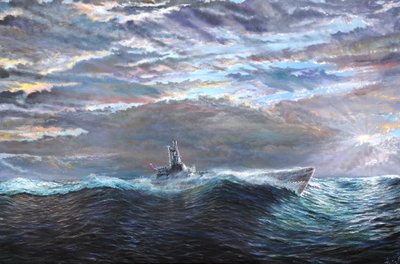 Ascensión del USS Puffer 10-17 de Octubre de 1943 de Vincent Alexander Booth