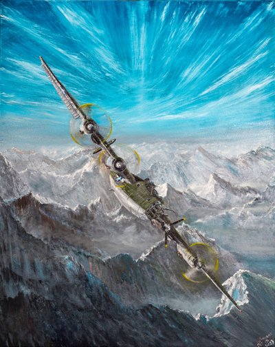 B-24 Liberator Desembarco suizo 7, 2023 de Vincent Alexander Booth