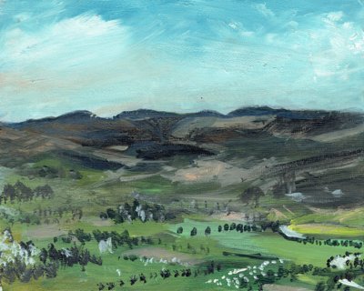 Cairngorms desde Creag Dhubh, 2006 de Vincent Alexander Booth