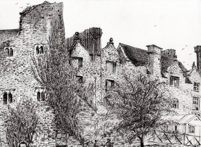 Ruina del castillo Hay on Wye, 2007 de Vincent Alexander Booth