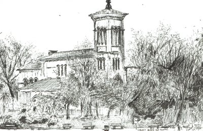 Iglesia a través del Támesis, 2004 de Vincent Alexander Booth