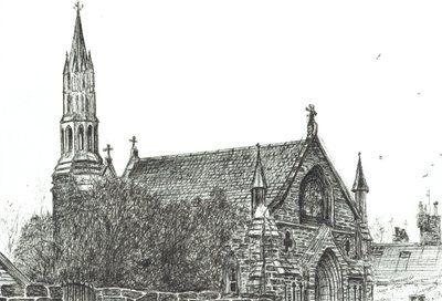 Iglesia en Stonehaven, Escocia, 2007 de Vincent Alexander Booth