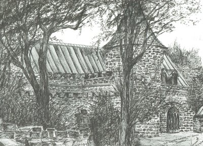 Iglesia en el camino a Oban de Vincent Alexander Booth