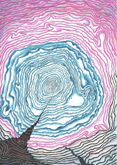 Profundidad de la espiral, 2008 de Vincent Alexander Booth