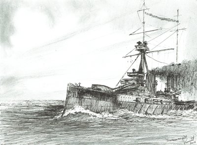 HMS Dreadnought en el mar, 2017 de Vincent Alexander Booth