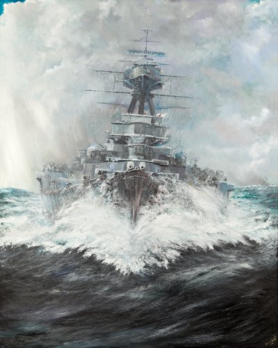HMS Hood (2), 2016 de Vincent Alexander Booth