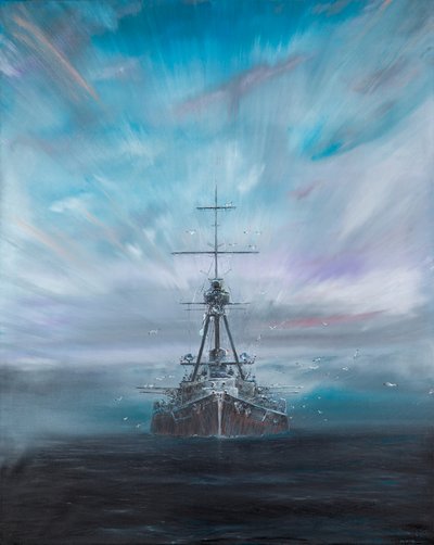 Perro de hierro - SMS Derfflinger 1917, 2016 de Vincent Alexander Booth