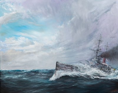 Hermana del perro de hierro - SMS Lutzow 1916, 2016 de Vincent Alexander Booth