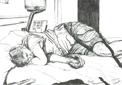 Jane dormida en Barcelona de Vincent Alexander Booth