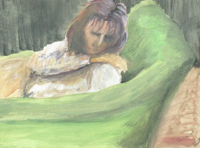 Jane dormida en el sofá de Vincent Alexander Booth