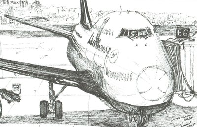 Jumbo Jet en el Aeropuerto Logan de Vincent Alexander Booth
