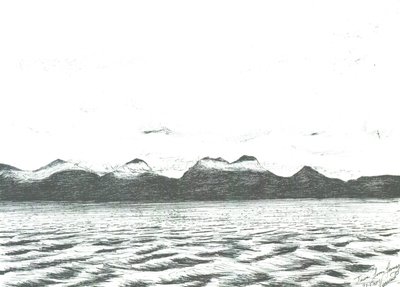 Escena de Jura desde el ferry, 2005 de Vincent Alexander Booth