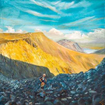 Mountain Freedom 2, 2024 (óleo sobre lienzo) de Vincent Alexander Booth