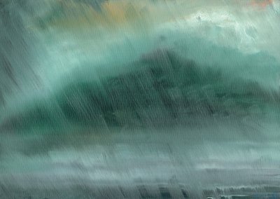 Montañas lluvia, 2017 de Vincent Alexander Booth