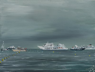 Barcos y botes en Cannes, 2014 de Vincent Alexander Booth