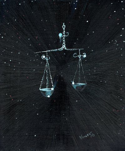 Signo zodiacal Libra, 2016 de Vincent Alexander Booth